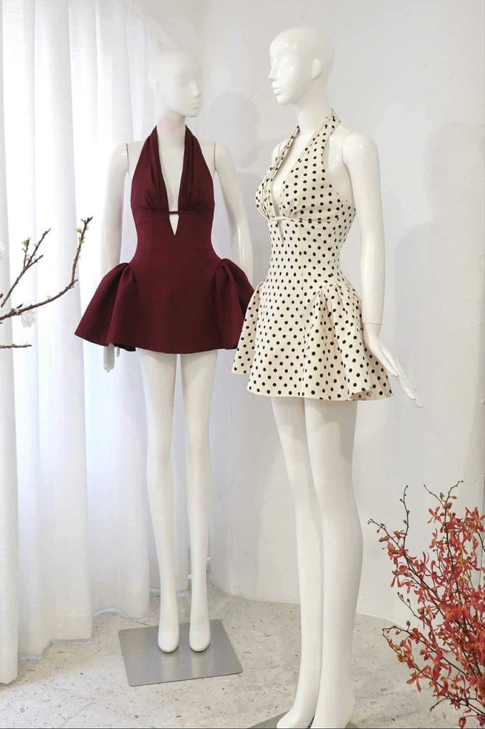 Shop  beautiful dress - Perfect for special occasions | Tiffany Plunge Dot Mini Dress