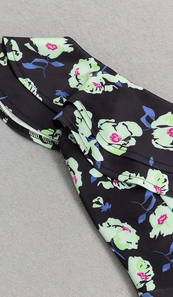 Shop  beautiful dress - Perfect for special occasions | FLORAL PRINT RUFFLES MIDI DRESS