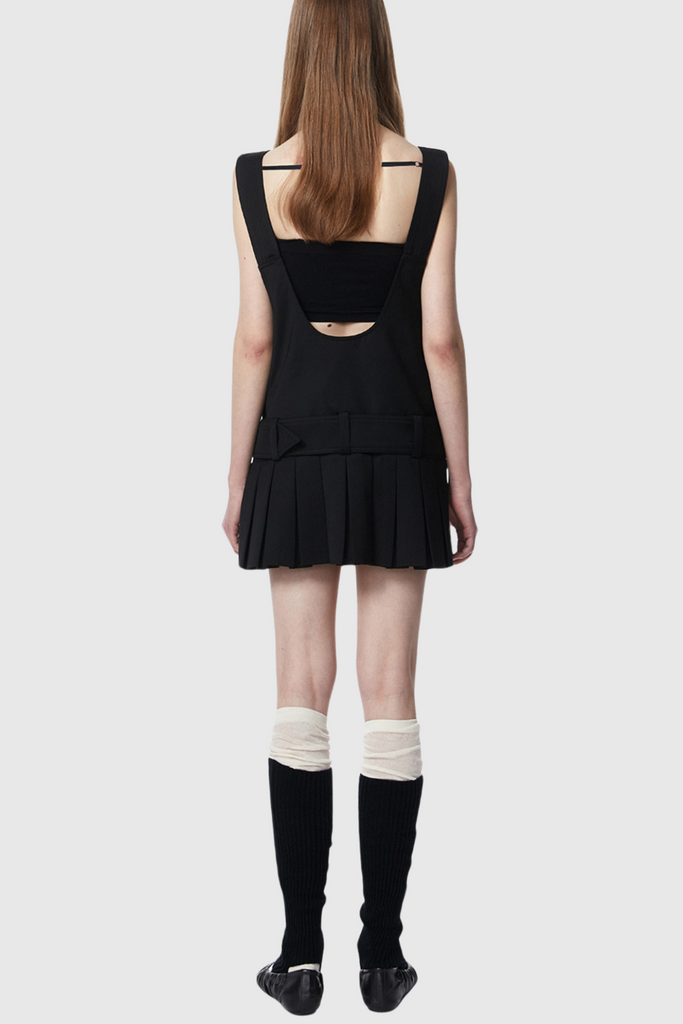 Stylish beautiful dress | Fahri Belted Overall Mini Dress - Ideal for special occasions