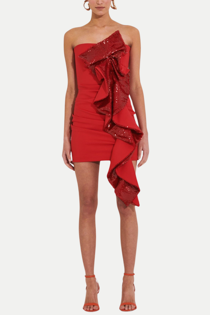 Shop  beautiful dress - Perfect for special occasions | Fannie Sequin Strapless Mini Dress