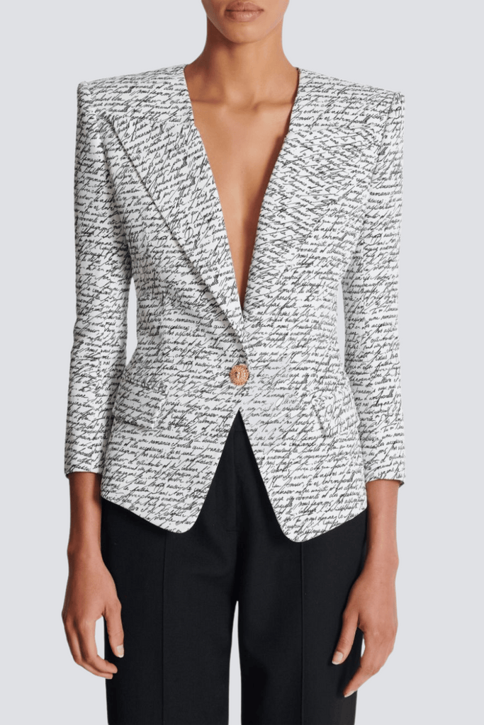 Stylish beautiful dress | Faustine Print Blazer - Ideal for special occasions