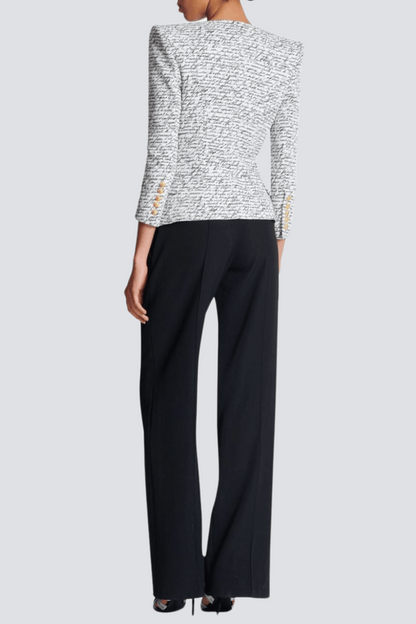 Faustine Print Blazer