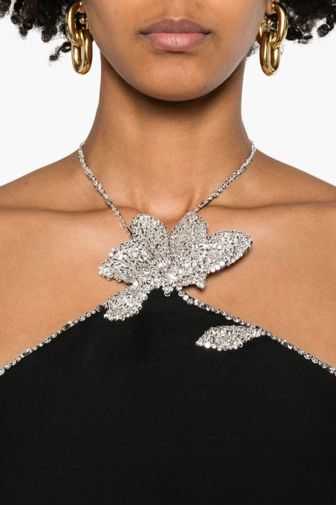 Galatea Diamante Halter Mini Bandage Dress - Stylish beautiful dress for special occasions | Buy Online