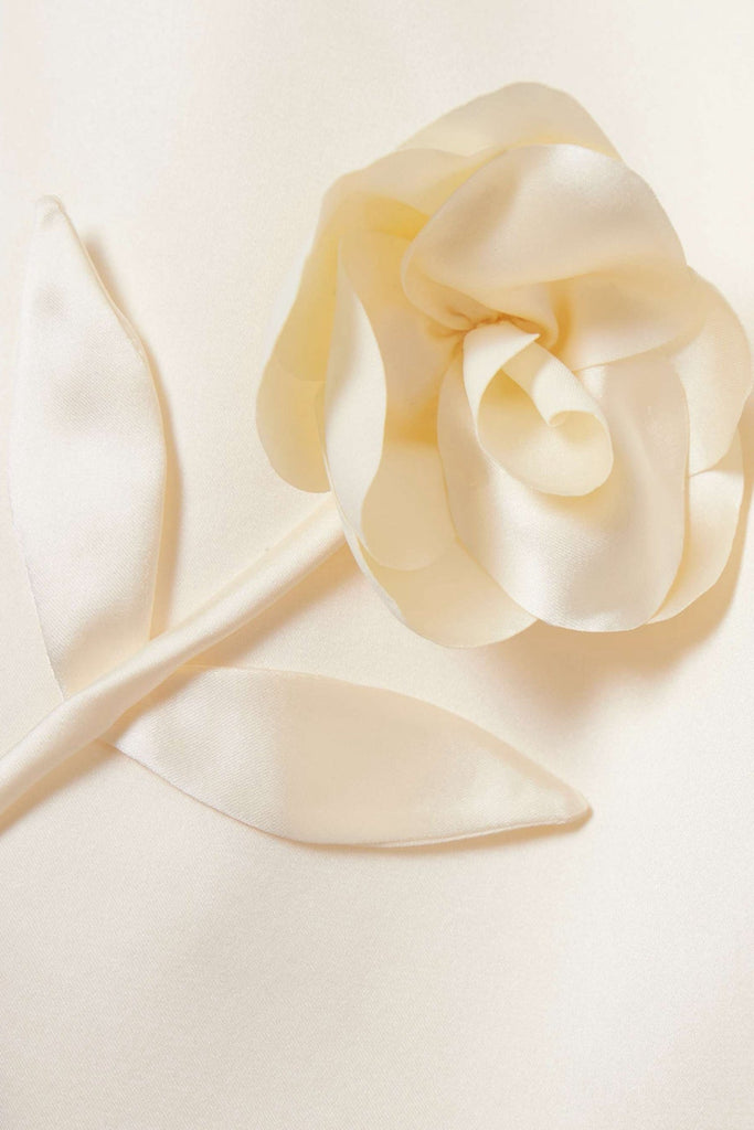 Shop  beautiful dress - Perfect for special occasions | Giorlia Floral Appliqué Satin Mini Dress