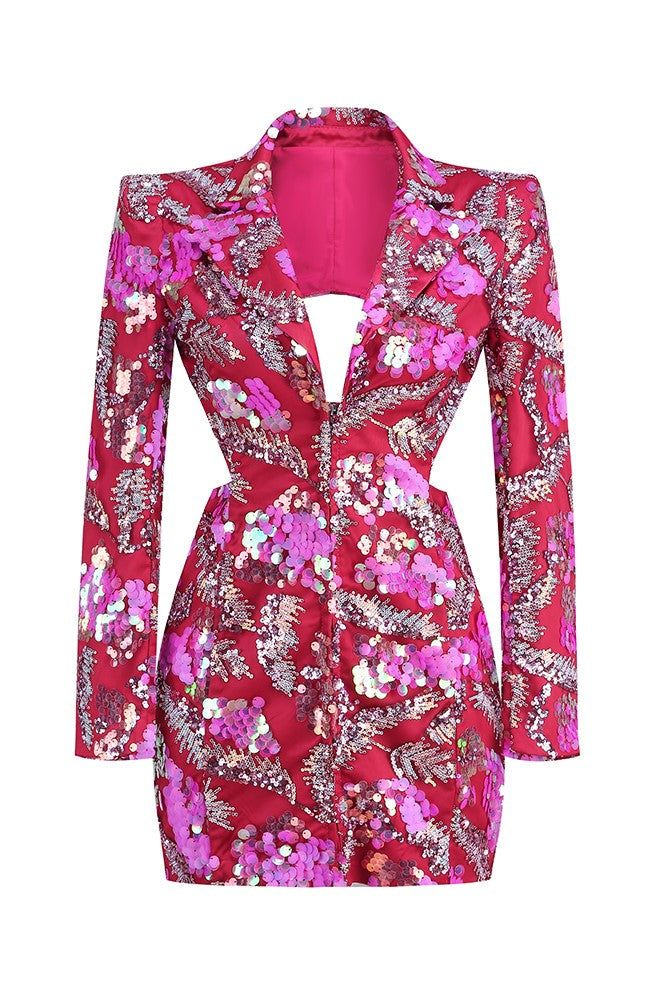 Stylish beautiful dress | Gracelyn Sequin Blazer Dress - Ideal for special occasions