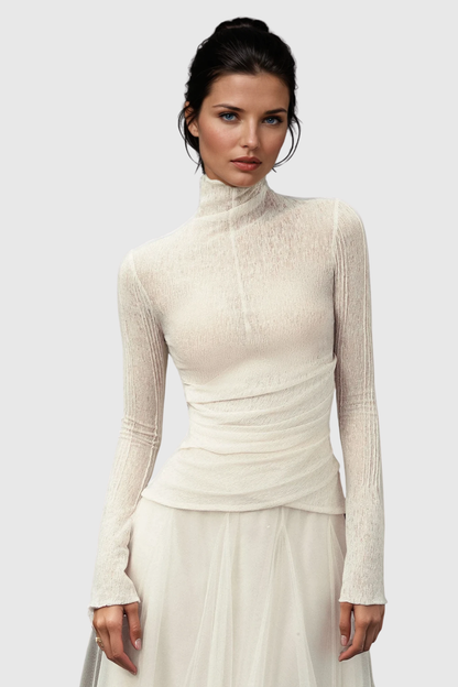 Hapeia Off Shoulder Tweed Jacket