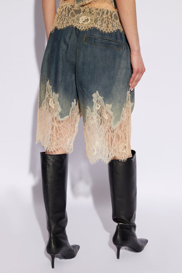 Hayley Lace Patchwork Shorts - Stylish beautiful dress for special occasions | Buy Online