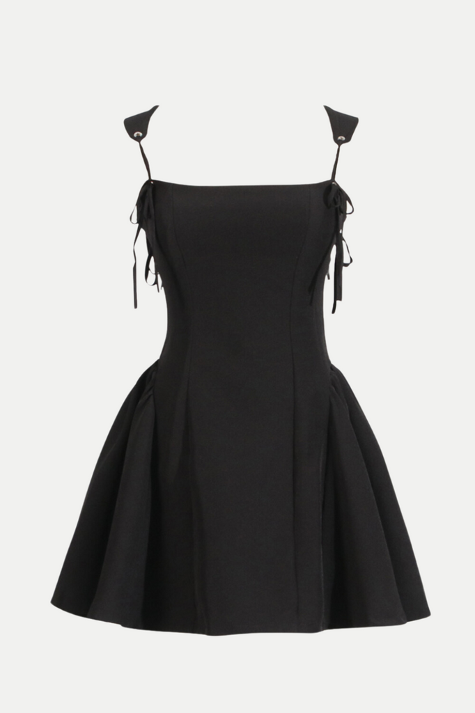 Shop  beautiful dress - Perfect for special occasions | Hazal Lace Up Spaghetti Mini Dress