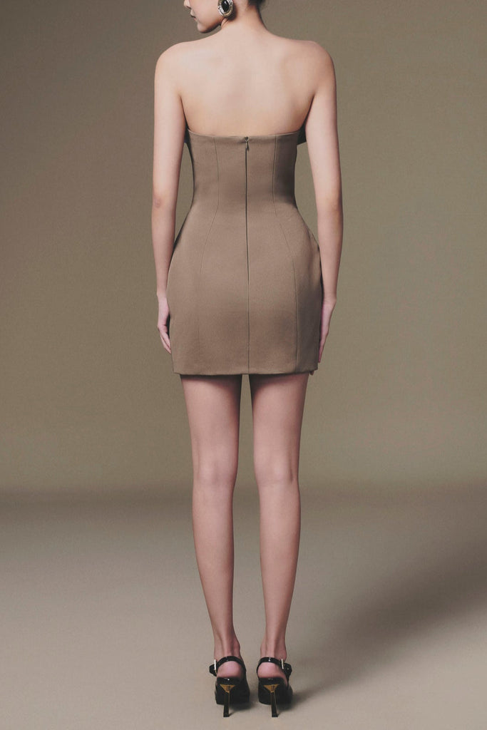 Shop  beautiful dress - Perfect for special occasions | 3D flowers Bustier Mini Dress