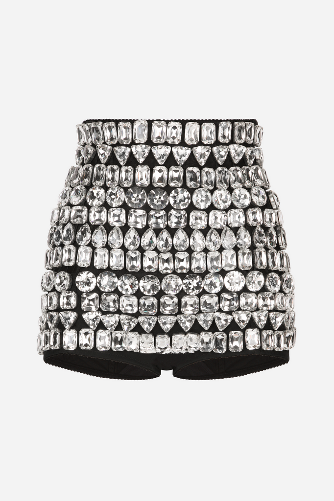 Isadora Diamante embellished Micro Shorts - Stylish beautiful dress for special occasions | Buy Online