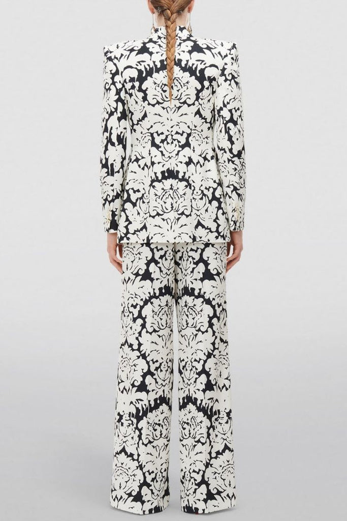 Isolde Print Single-Breasted Blazer Set - Stylish beautiful dress for special occasions | Buy Online