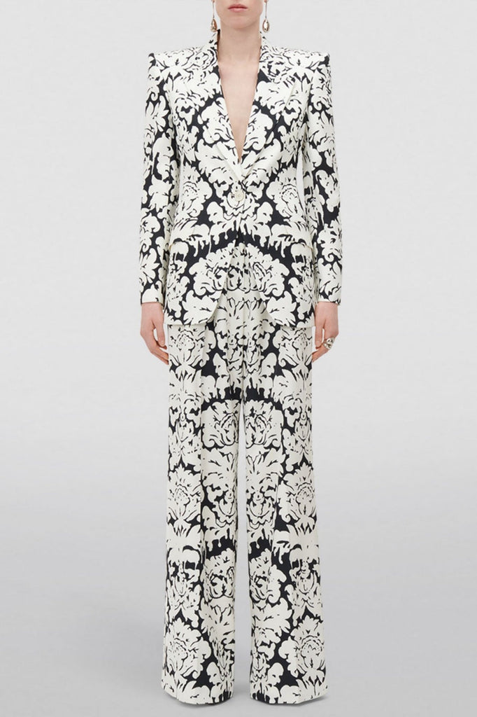 Stylish beautiful dress | Isolde Print Single-Breasted Blazer Set - Ideal for special occasions