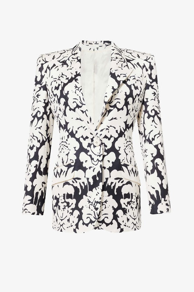 Stylish beautiful dress | Isolde Print Single-Breasted Blazer Set - Ideal for special occasions