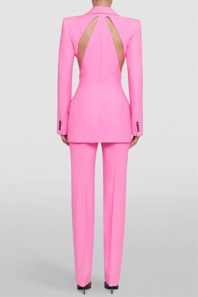 Shop  beautiful dress - Perfect for special occasions | Jayde Slashed Single-Breasted Blazer Set