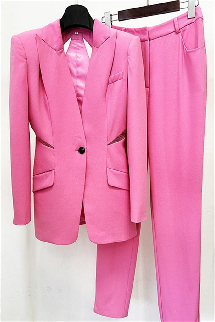 Stylish beautiful dress | Jayde Slashed Single-Breasted Blazer Set - Ideal for special occasions