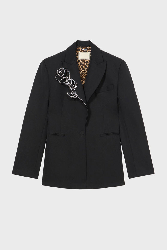Jerrico Rose Crystal Embellished Blazer - Stylish beautiful dress for special occasions | Buy Online