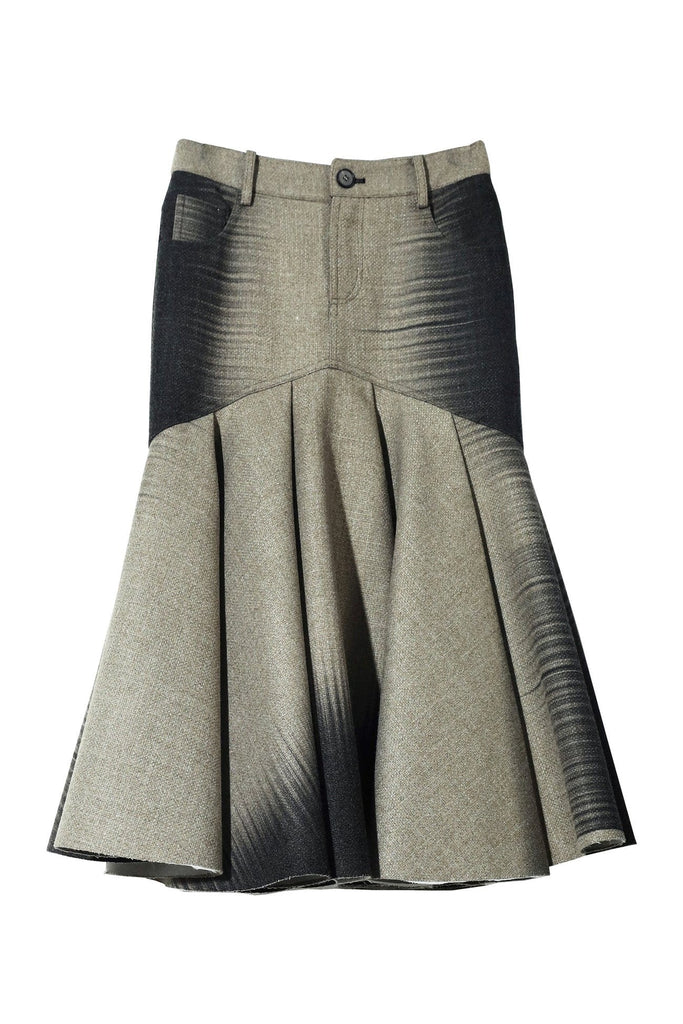 Stylish beautiful dress | Juliana Printing Quilted Skirt - Ideal for special occasions