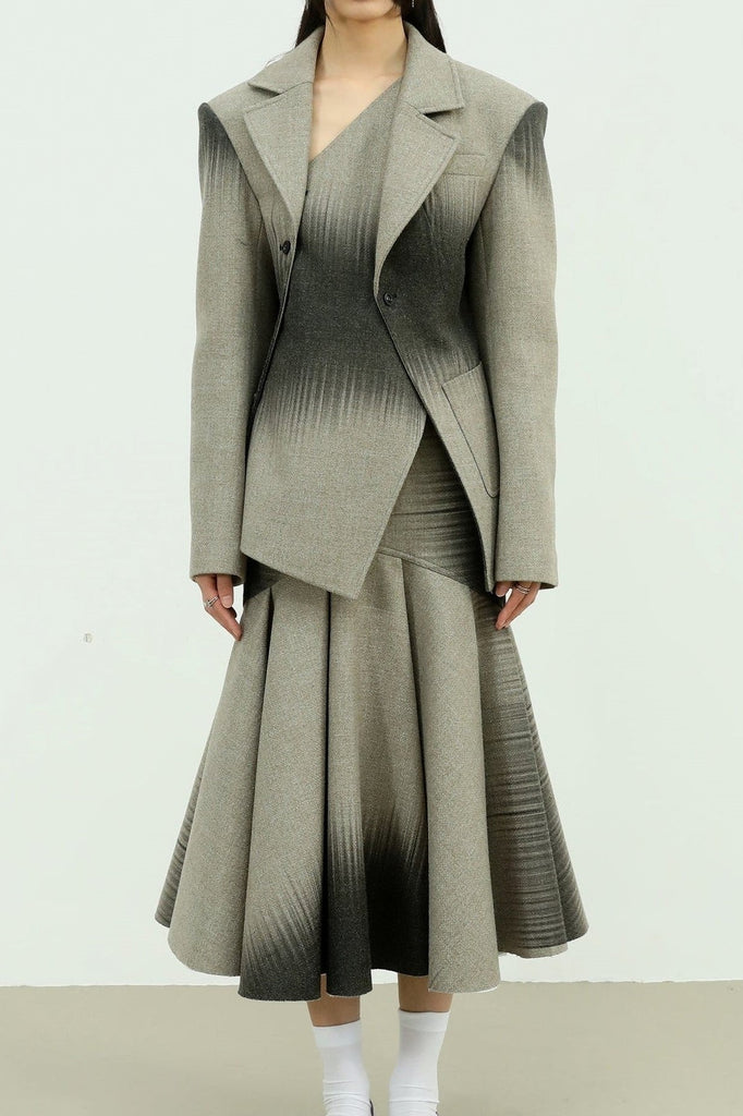 Juliana Printing Quilted Skirt - Stylish beautiful dress for special occasions | Buy Online