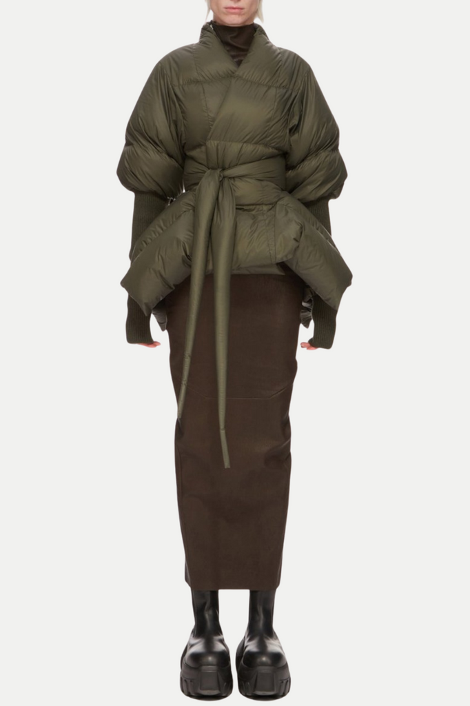 Juno Belted Batwing Jacket - Green - Stylish green dress for special occasions | Buy Online