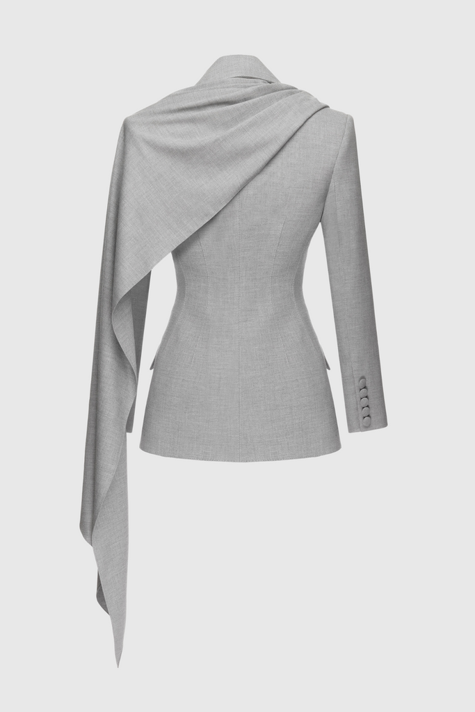 Jylia Scarf Blazer - Stylish beautiful dress for special occasions | Buy Online