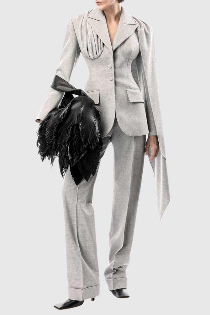 Shop  beautiful dress - Perfect for special occasions | Jylia Scarf Blazer