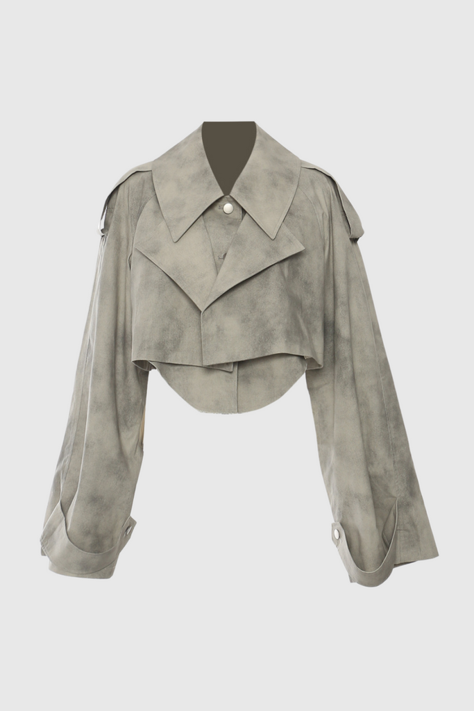 Stylish beautiful dress | Kaitlyn Print Deconstruct Trench Two Piece Set - Ideal for special occasions