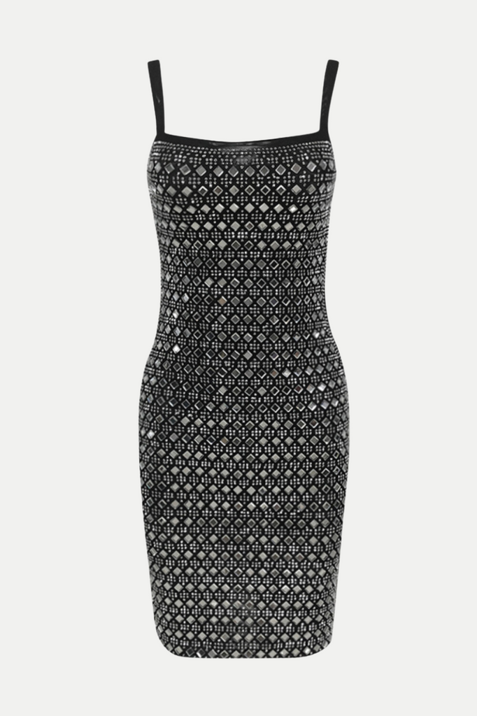 Stylish beautiful dress | Kanika Rhinestone Embellished Mini Bandage Dress - Ideal for special occasions