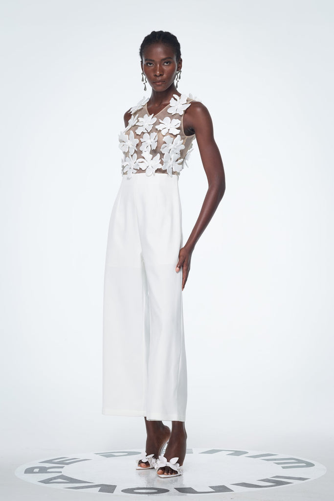 Shop  beautiful dress - Perfect for special occasions | Kira Flower Cutout Jumpsuit
