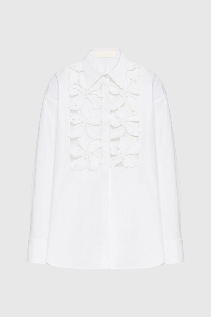 Shop  beautiful dress - Perfect for special occasions | Kira Cutout Flower Long Sleeves Top