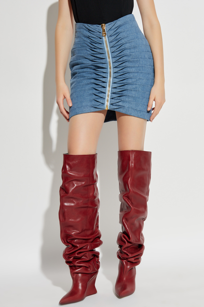 Kitsa Denim Skirt