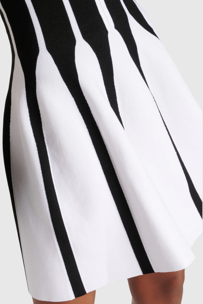 Stylish red dress | Kriaden Flared Halter Knit Mini Dress - Ideal for special occasions