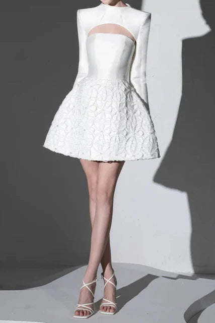 Shop  beautiful dress - Perfect for special occasions | astrid Tum Tube Top 3D Floral 2 Piece Dress Set