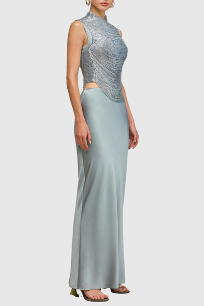 Laikla Fringe Sleeveless Top - Blue