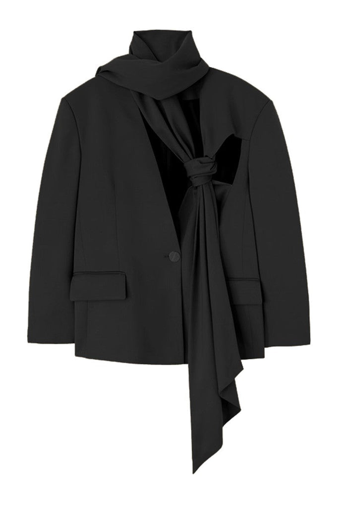 Shop  black dress - Perfect for special occasions | Lana Cutout  Asymmetric Blazer - Black
