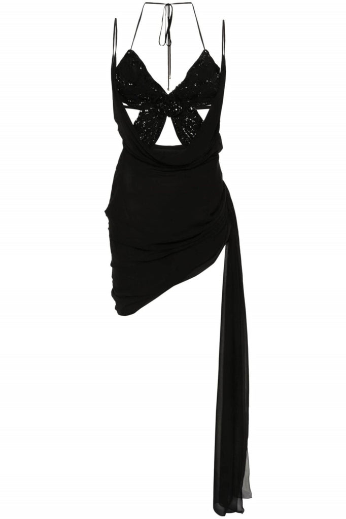 Laula Butterfly Chiffon Mini Dress - Stylish beautiful dress for special occasions | Buy Online