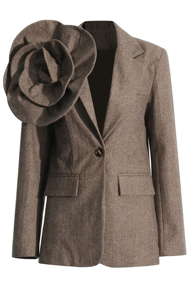 Laural Floral Embellished Blazer - Stylish beautiful dress for special occasions | Buy Online