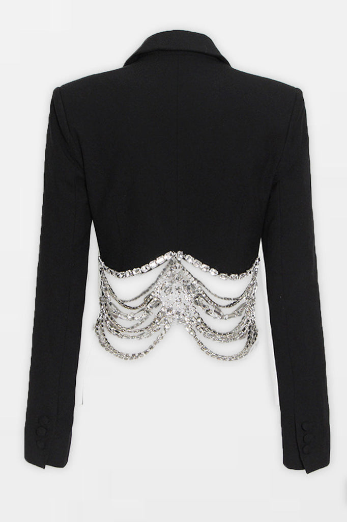 Shop  beautiful dress - Perfect for special occasions | Laurel Rhinestone Cropped Blazer