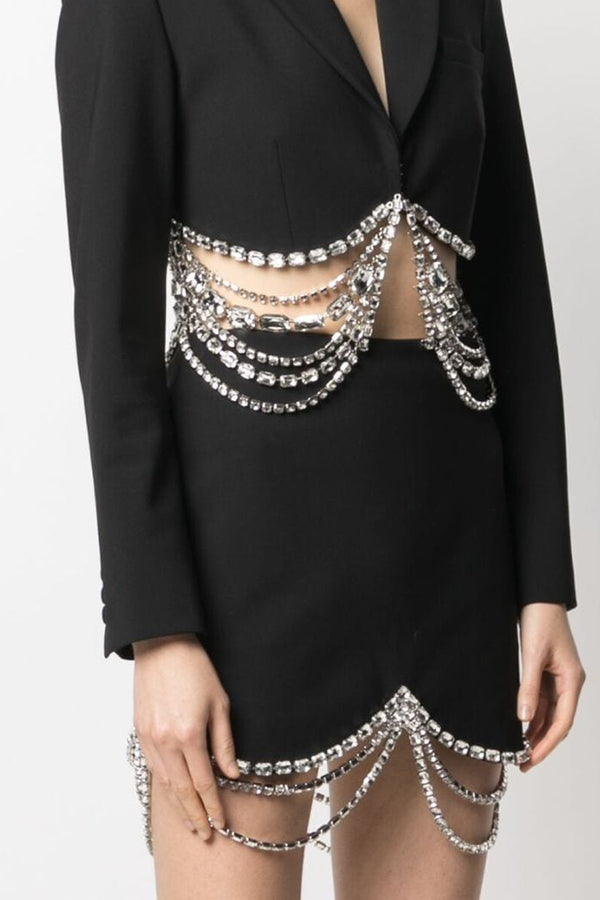 Laurel Rhinestone Skirt - Stylish beautiful dress for special occasions | Buy Online