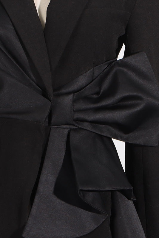 Shop  beautiful dress - Perfect for special occasions | Layla Cut-out Bow-embellished Blazer