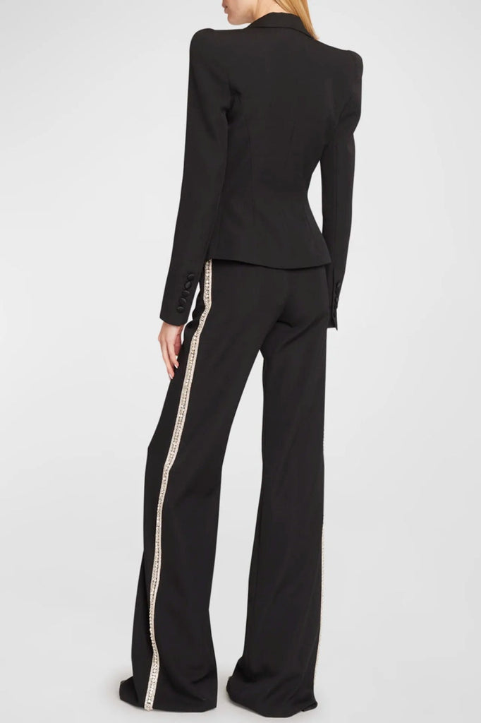 Leanna Diamante Embroidered Blazer - Stylish red dress for special occasions | Buy Online