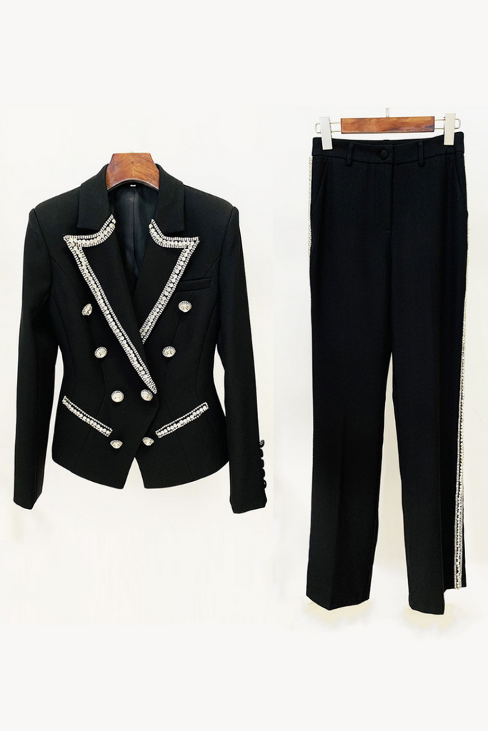 Shop  red dress - Perfect for special occasions | Leanna Diamante Embroidered Blazer