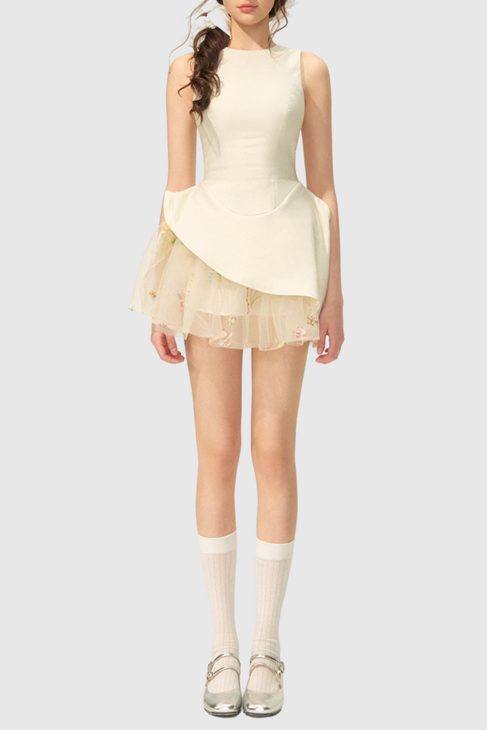 Stylish beautiful dress | Liechti Floral Layer Mini Dress - Ideal for special occasions