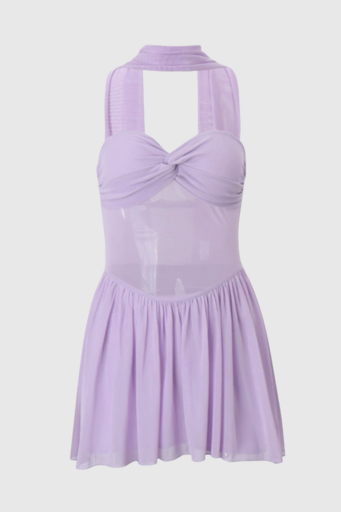 Llola Mesh Strapless Wrap Mini Dress - Stylish beautiful dress for special occasions | Buy Online