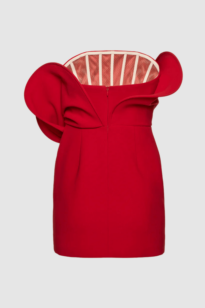 Luciana Floral Appliqué Strapless Mini Dress - Stylish beautiful dress for special occasions | Buy Online