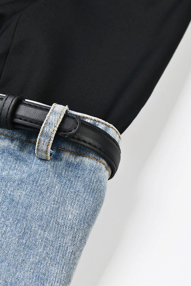 Shop  beautiful dress - Perfect for special occasions | Madilyn Patchwork Denim Blazer