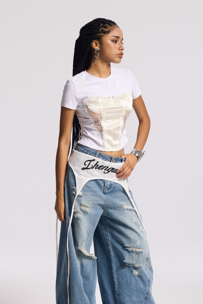 Shop  beautiful dress - Perfect for special occasions | Mae Cutout Mesh T Shirt