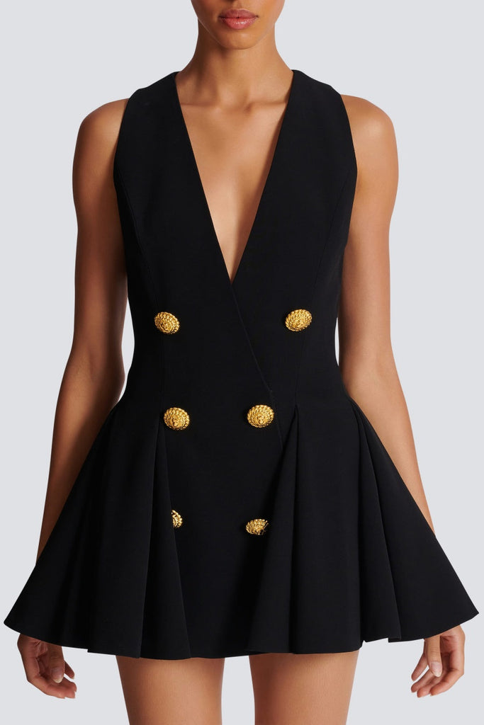 Stylish red dress | Makia Pleated Flared  Mini Dress - Ideal for special occasions