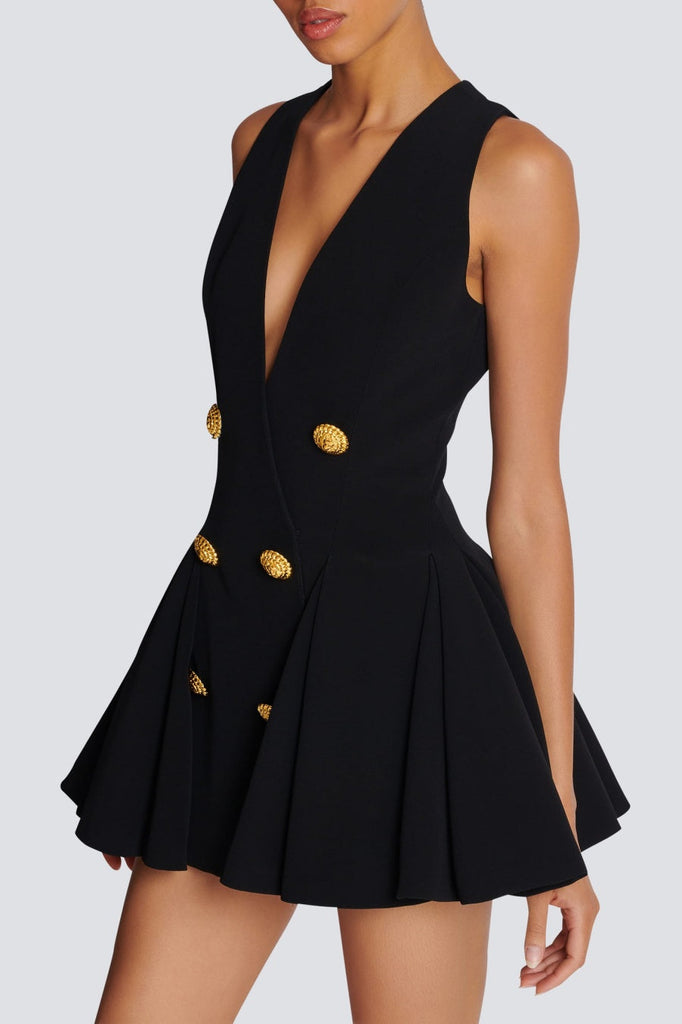 Stylish red dress | Makia Pleated Flared  Mini Dress - Ideal for special occasions