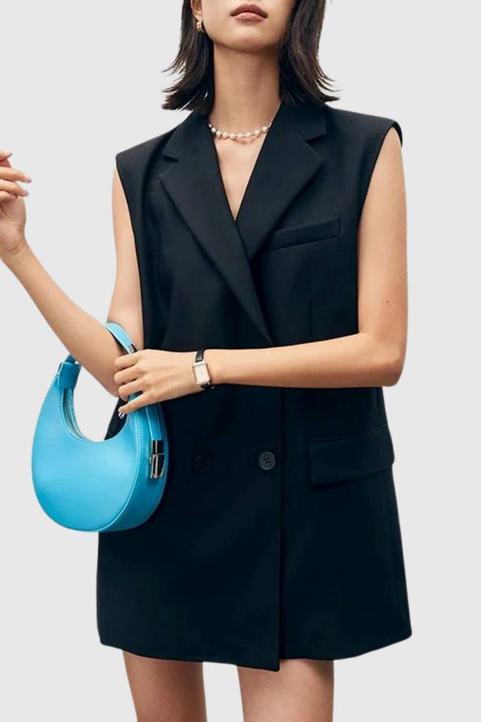 Matida Bow Backless Suit Vest Dress - Stylish beautiful dress for special occasions | Buy Online