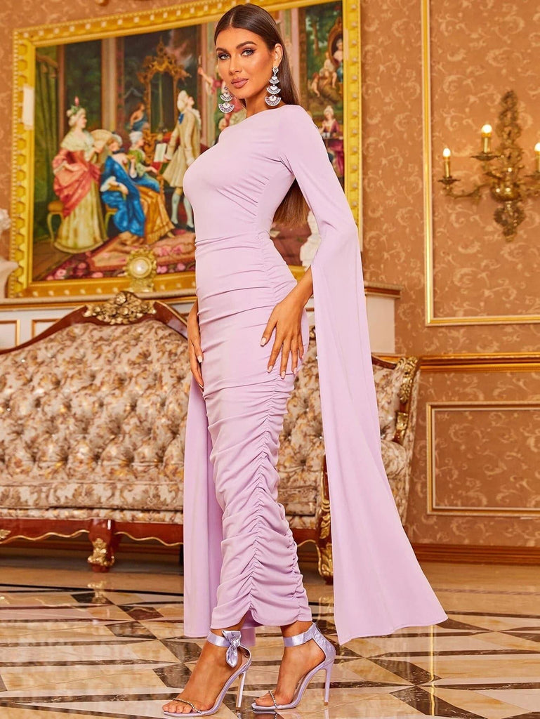 Long Sleeve Sheath Maxi Sequin Prom Dress - Stylish beautiful dress for special occasions | Buy Online